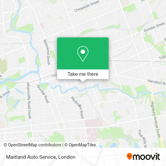 Maitland Auto Service map