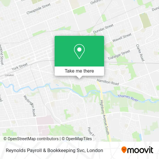 Reynolds Payroll & Bookkeeping Svc map