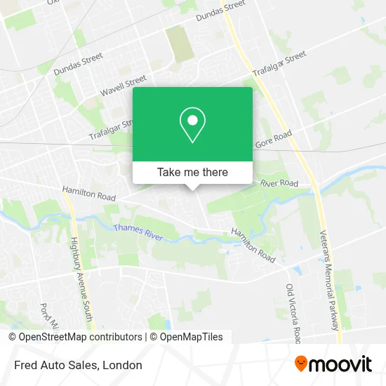 Fred Auto Sales map