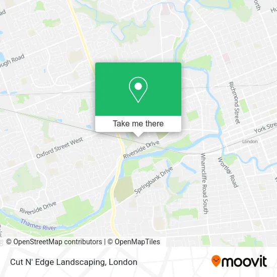 Cut N' Edge Landscaping map