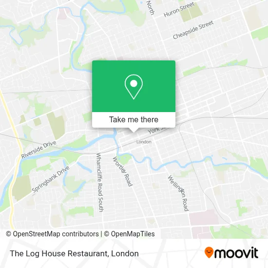 The Log House Restaurant map