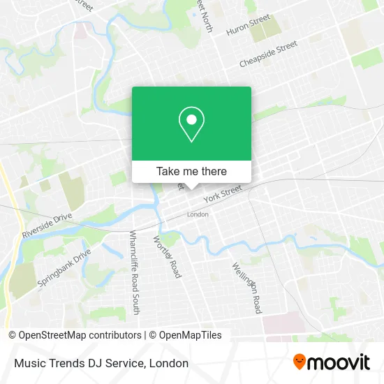 Music Trends DJ Service map