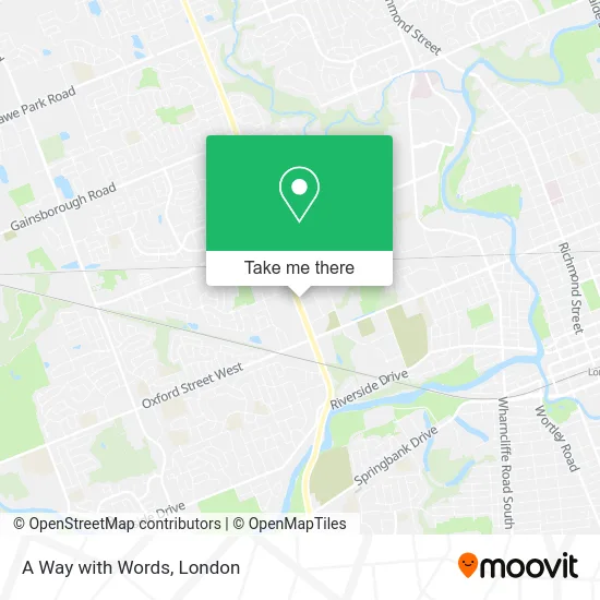 A Way with Words map