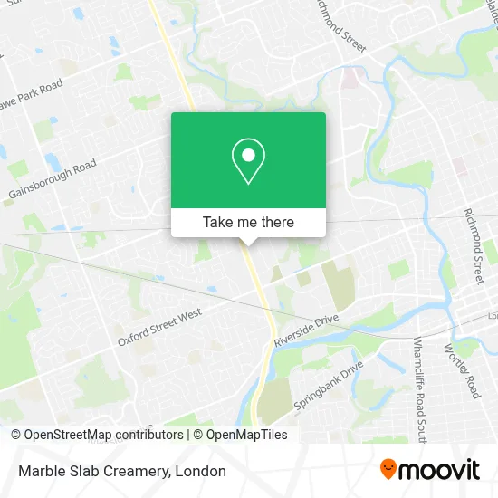 Marble Slab Creamery map