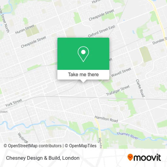 Chesney Design & Build map