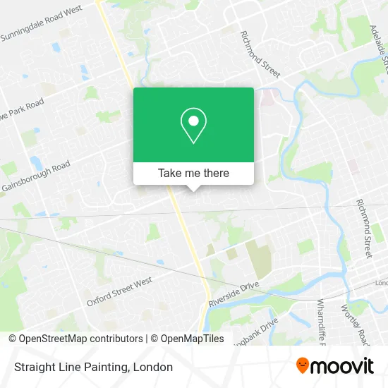 Straight Line Painting map