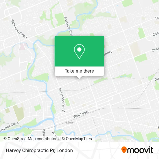 Harvey Chiropractic Pr map
