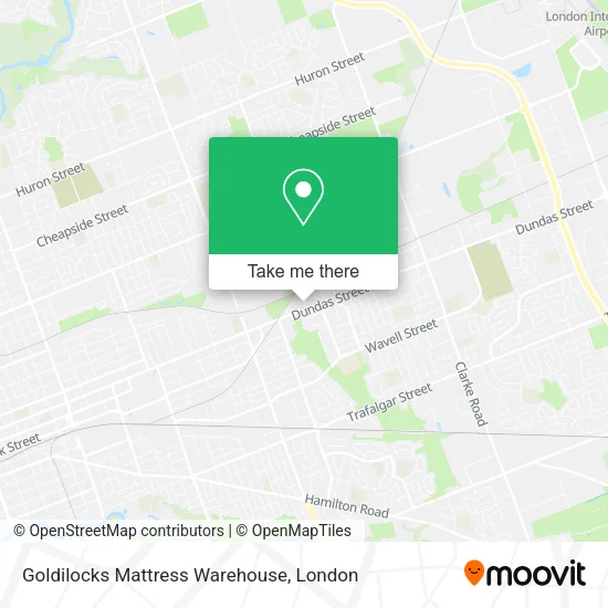Goldilocks Mattress Warehouse map