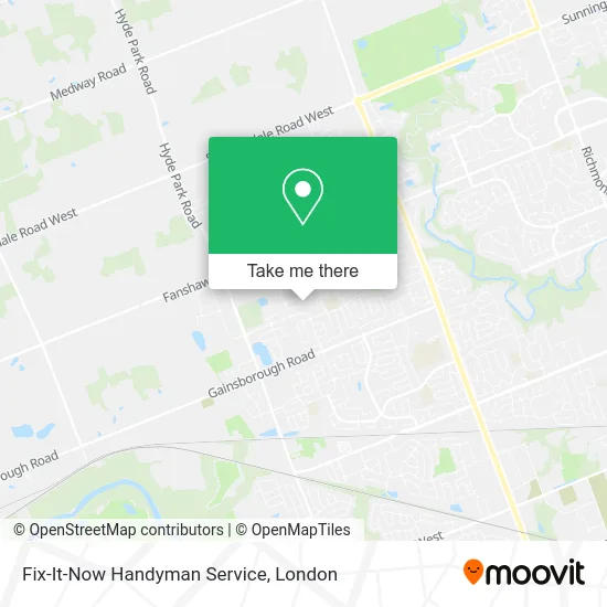 Fix-It-Now Handyman Service map