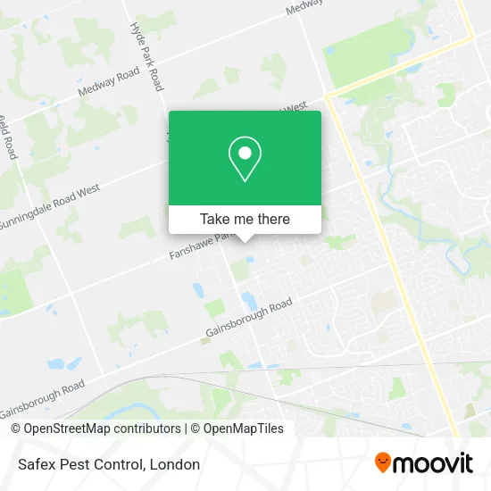 Safex Pest Control map