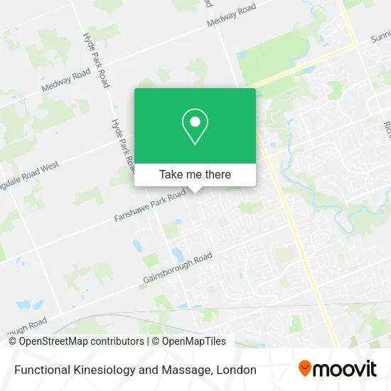 Functional Kinesiology and Massage map