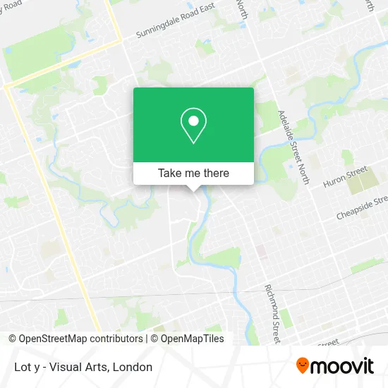 Lot y - Visual Arts map