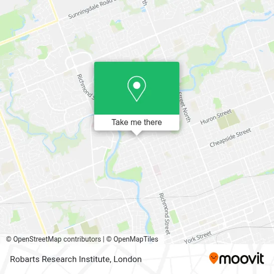 Robarts Research Institute map