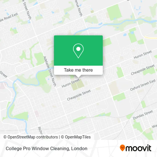 College Pro Window Cleaning map