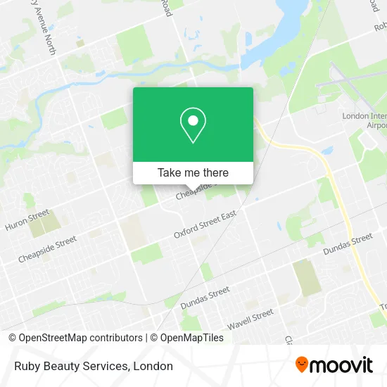 Ruby Beauty Services map