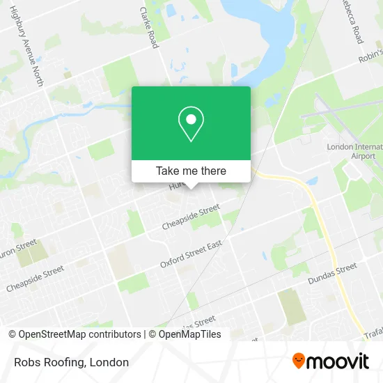 Robs Roofing map