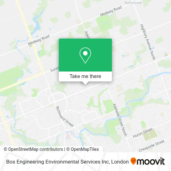 Bos Engineering Environmental Services Inc map
