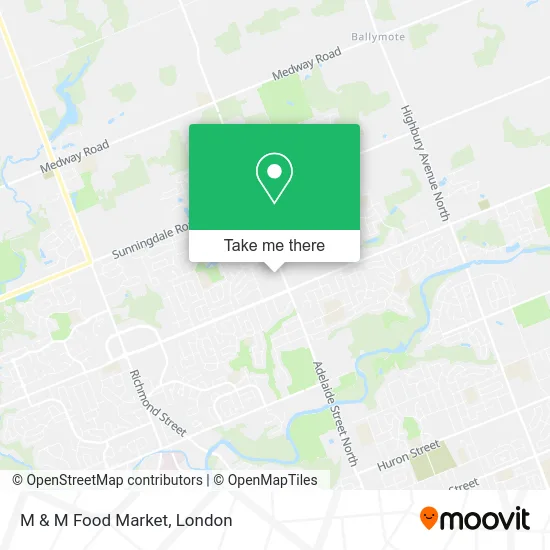M & M Food Market map