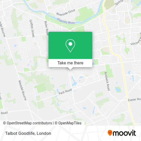 Talbot Goodlife map