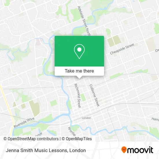 Jenna Smith Music Lessons map