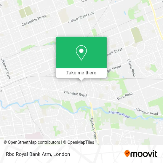 Rbc Royal Bank Atm map