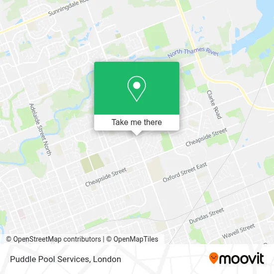 Puddle Pool Services map