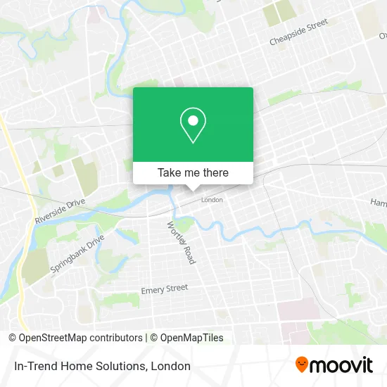 In-Trend Home Solutions map