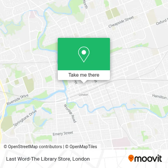 Last Word-The Library Store map