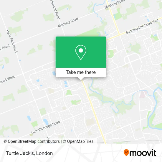 Turtle Jack's map