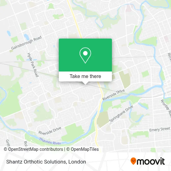 Shantz Orthotic Solutions map