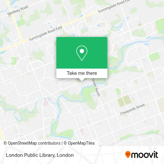 London Public Library map