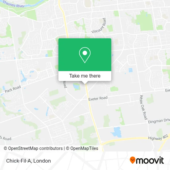 Chick-Fil-A map