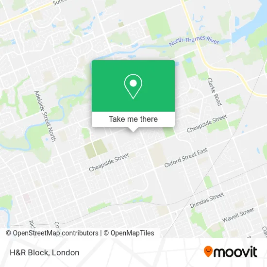 H&R Block map