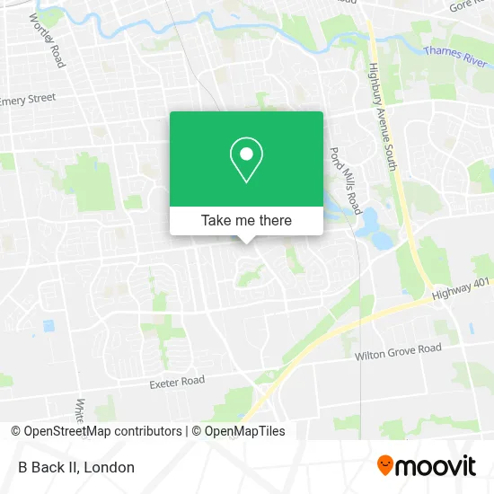 B Back II map