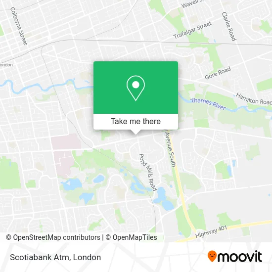 Scotiabank Atm map