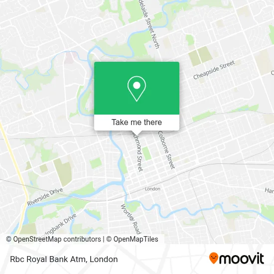 Rbc Royal Bank Atm map