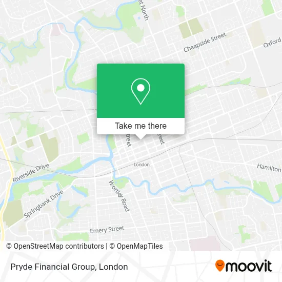 Pryde Financial Group map