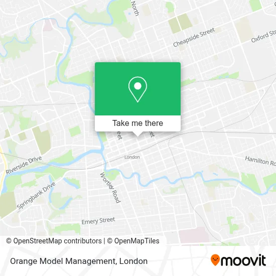 Orange Model Management map