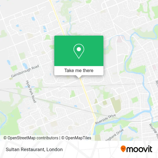Sultan Restaurant map