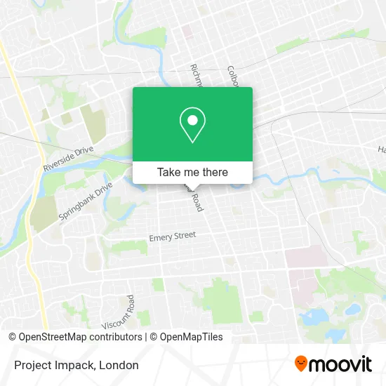 Project Impack map