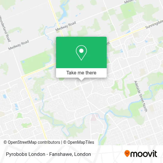 Pyrobobs London - Fanshawe map