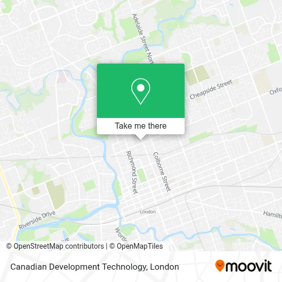 Canadian Development Technology map