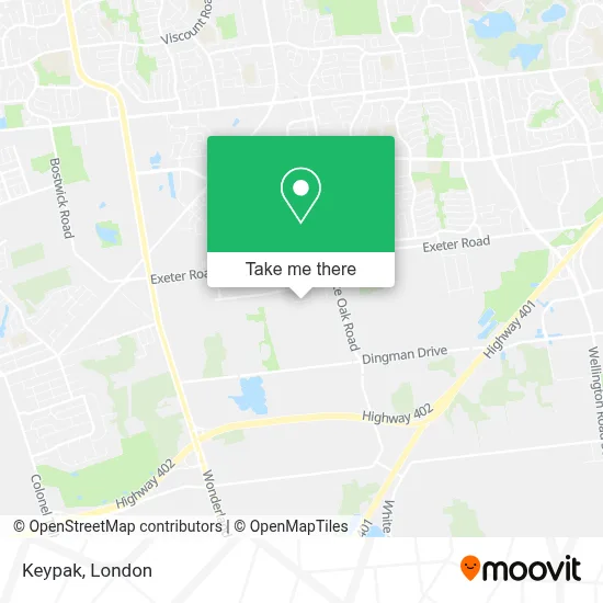 Keypak map