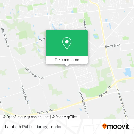 Lambeth Public Library map