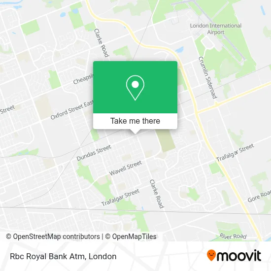 Rbc Royal Bank Atm map