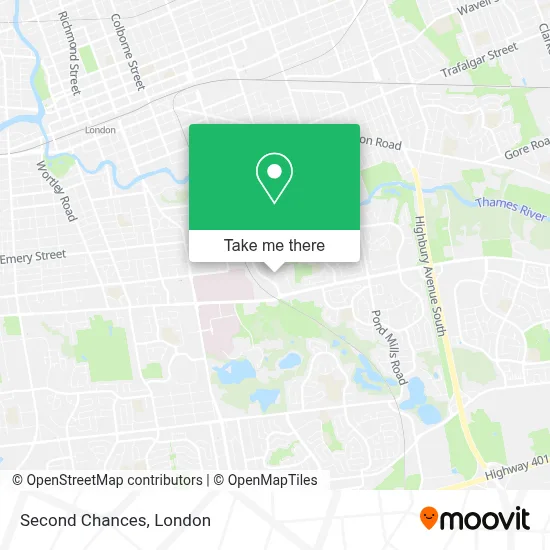 Second Chances map
