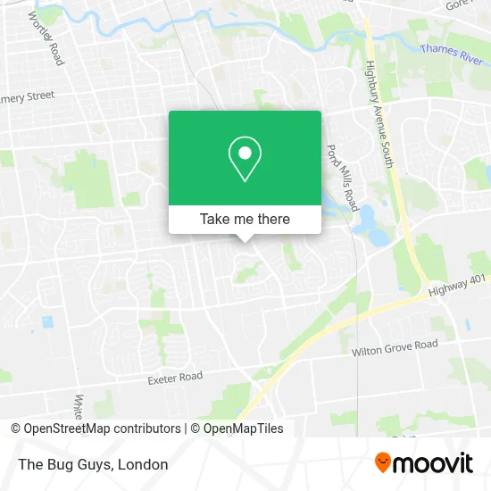 The Bug Guys map