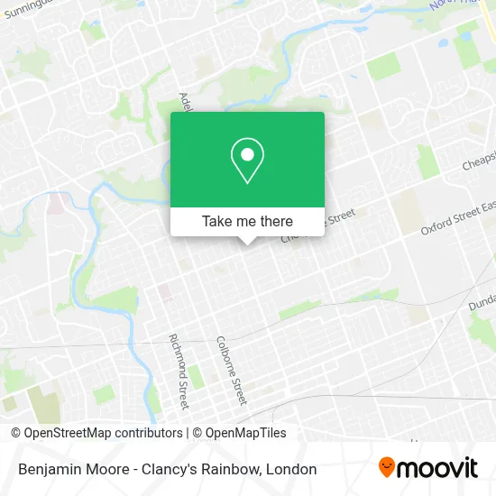 Benjamin Moore - Clancy's Rainbow map