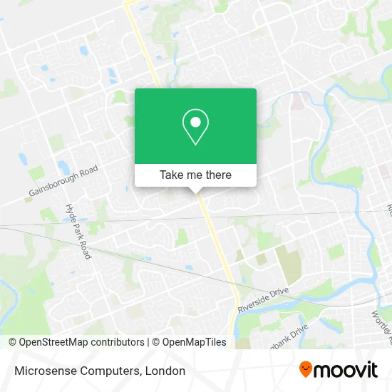 Microsense Computers map