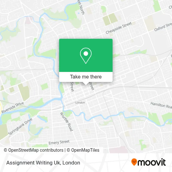 Assignment Writing Uk map